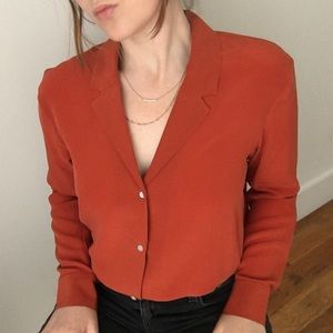 Silk Everlane Button Down